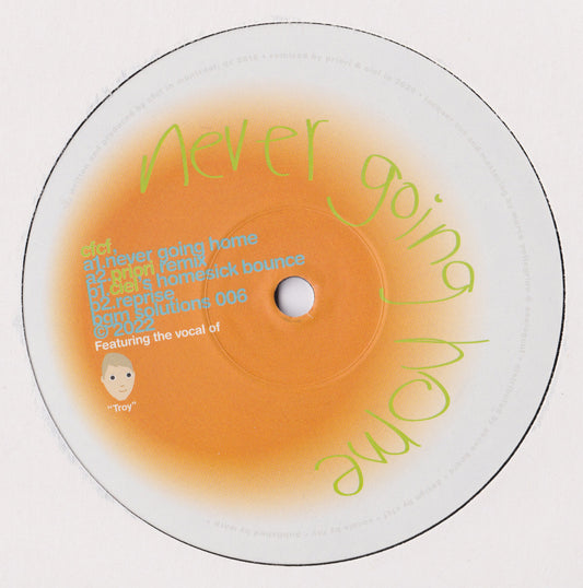 Never Going Home 12" Single